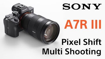 Sony  | α |  α7R III | Pixel Shift Multi Shooting