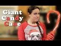 DIY Giant Candy Cane