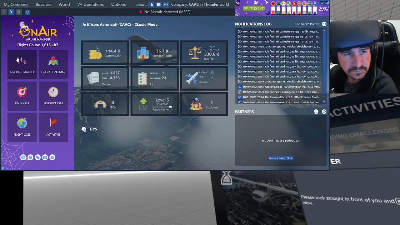XCUB VATSIM PAKT to CYPR Heading Home
