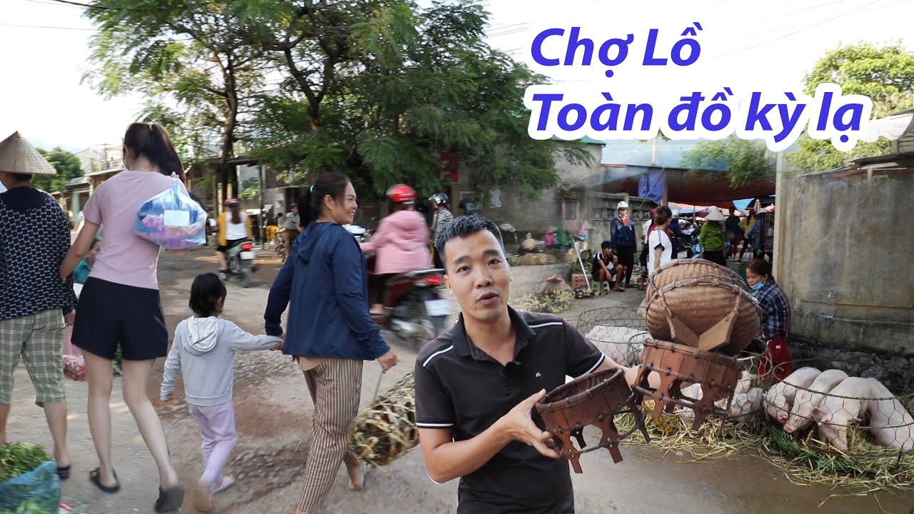 Chợ Lồ toàn đồ kỳ lạ của người Mường Hoà Bình