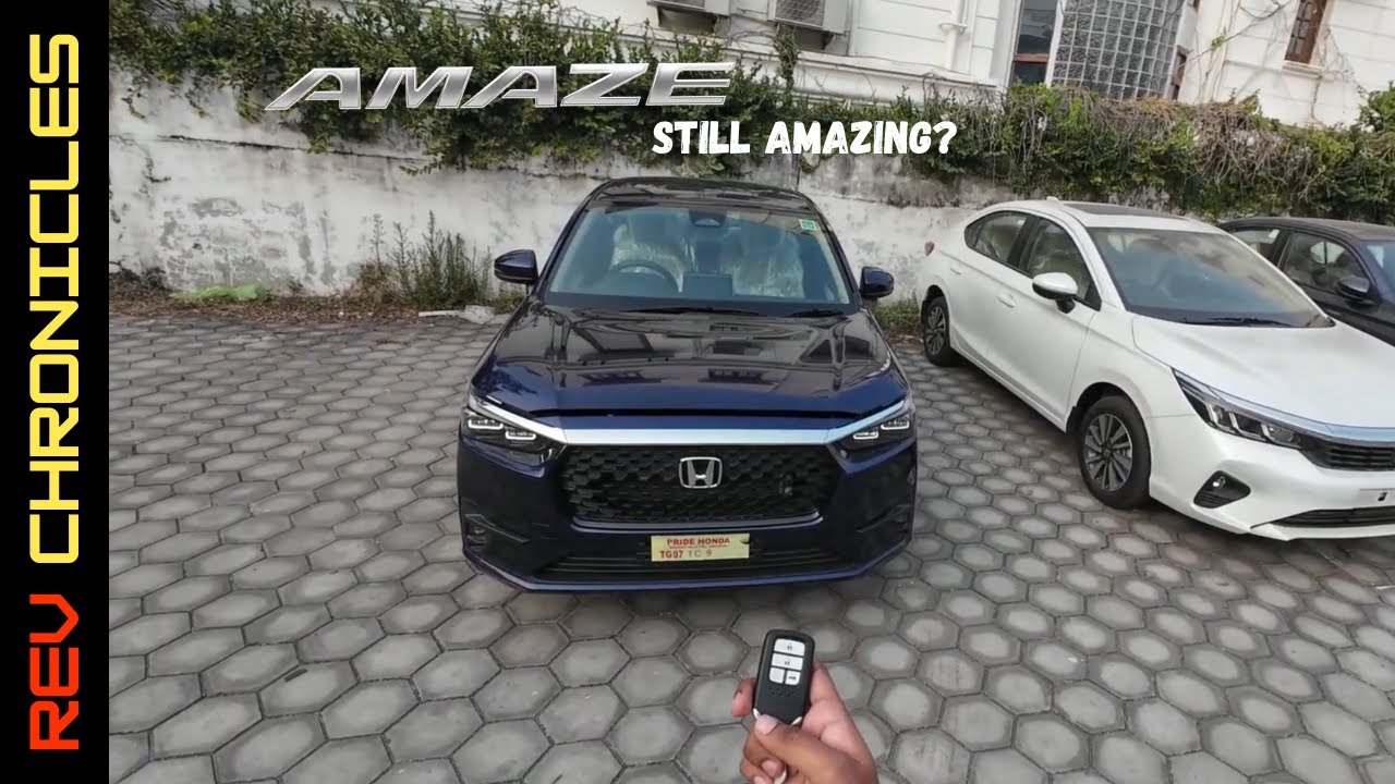 Honda Amaze CVT Review | Walkaround + Test Drive | Rev Chronicles