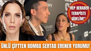 Can Bonomo ve eşi Öykü Karayel'den bomba Sertab Erener yorumu: Hep birlikte terapiste gidelim!