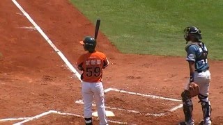 1050512 桃猿VS統一二軍 打擊 5一下 9 HBP