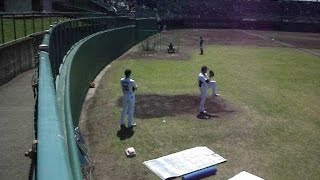 20150505 ルートインBCリーグ 福島-群馬-1(堤 雅貴、菊地 和正)