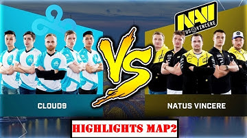 CS-GO HIGHLIGHTS [ENG] : Navi vs Cloud9 Map 2 | ESL One Cologne 2018