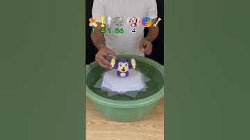 PROBEER TE RADEN HOEVEEL TISSUE PAPIER ER NODIG WAS! #asmr #voldoening #experiment #water