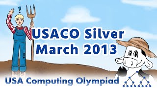 USACO 2013 Silver March Q3: The Cow Run