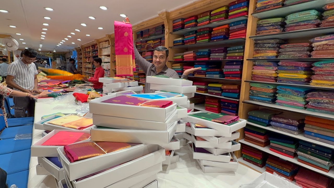 NEW ARRIVALS🥳🚨Bangalore Malleshwaram Semi Silk & Pure Kanchipuram Silk Sarees with Free Shipping.