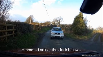 The art of passing vehicles on a single track road
