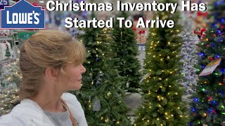 Shopping for Artificial Christmas Trees at Lowes