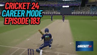 SANDY MAKES IT RAIN BOUNDARIES IN FRONT OF 130000 PEOPLE  (CRICKET 24 CAREER MODE #183)