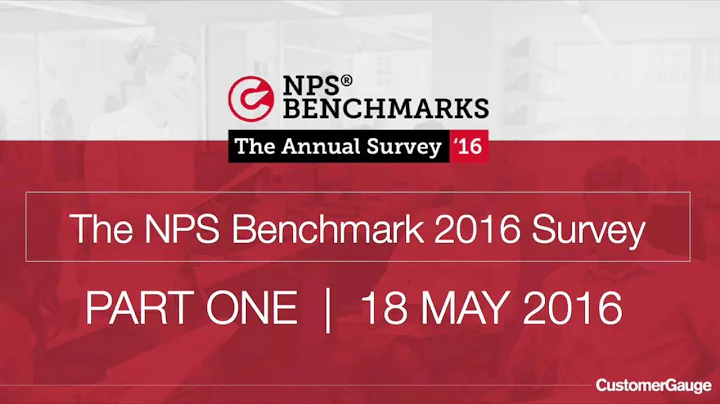 NPS Benchmarks Survey 2016, Part 1