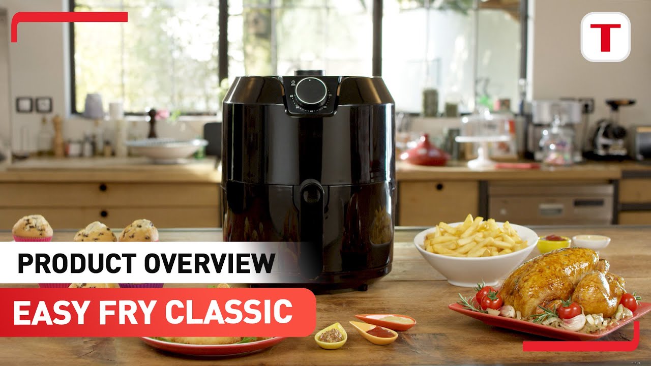 Discover Tefal Easy Fry Classic Air Fryer EY2018 - YouTube