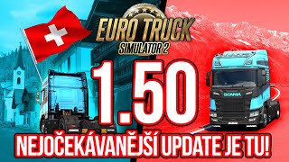NEJOČEKÁVANĚJŠÍ UPDATE 1.50 JE TADY! | REWORK ŠVÝCARSKA, AŽ 128 HRÁČŮ V MP? | Euro Truck Simulator 2