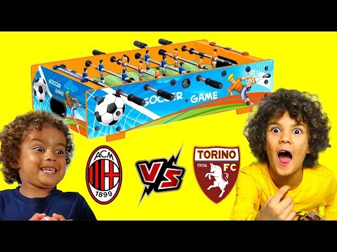 IL MIO NUOVO CALCIO BALILLA *Milan vs Torino* (Finale a Sorpresa!)