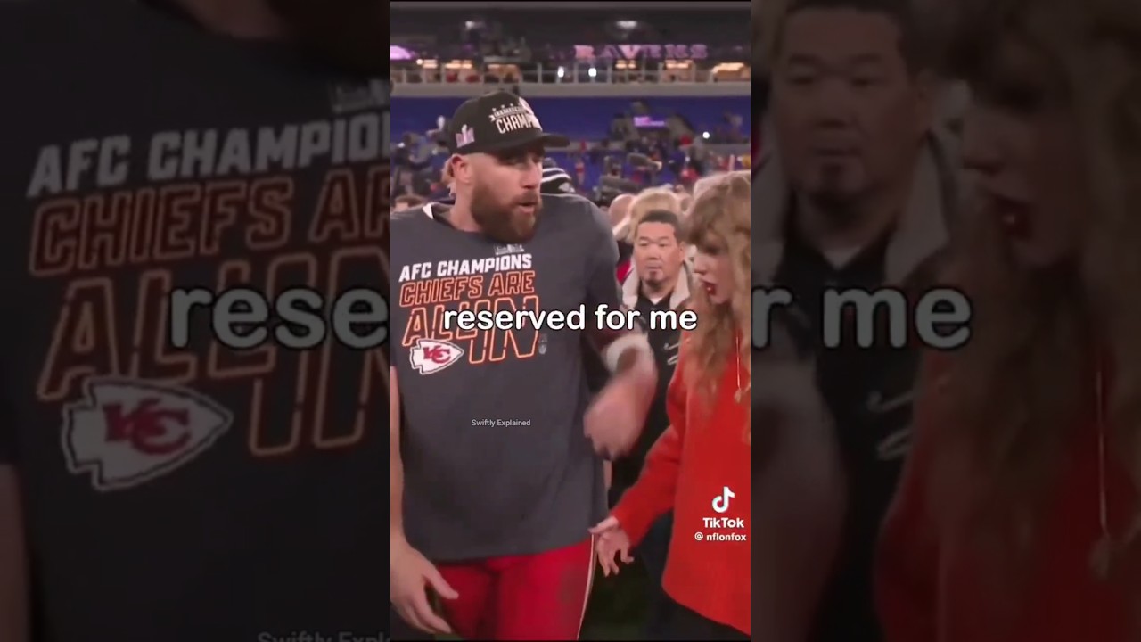 Taylor Swift thought Travis Kelce didn't want her on the field at the AFC Championship....