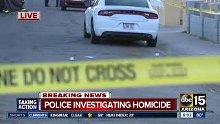 Police investigate homicide near 65th Avenue and Thomas