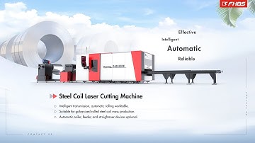 Baisheng Laser - Galvanized Rolled Steel Coil Laser Cutting Machine Automatic Intelligent Cutter