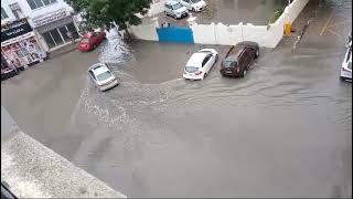 In bait Al buraimi home in raining 