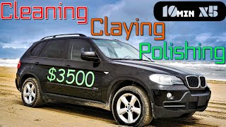 Cleaning and restoring neglected BMW X5 after buying for $3.5k