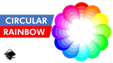 Create a CIRCULAR RAINBOW in INKSCAPE - Easy Tutorial for Beginners