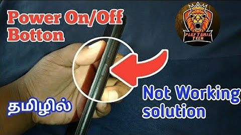 How to switch OFF/ON mobile without power button in tamil | power button not working solution tamil