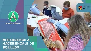 Aprendemos a hacer encaje de bolillos