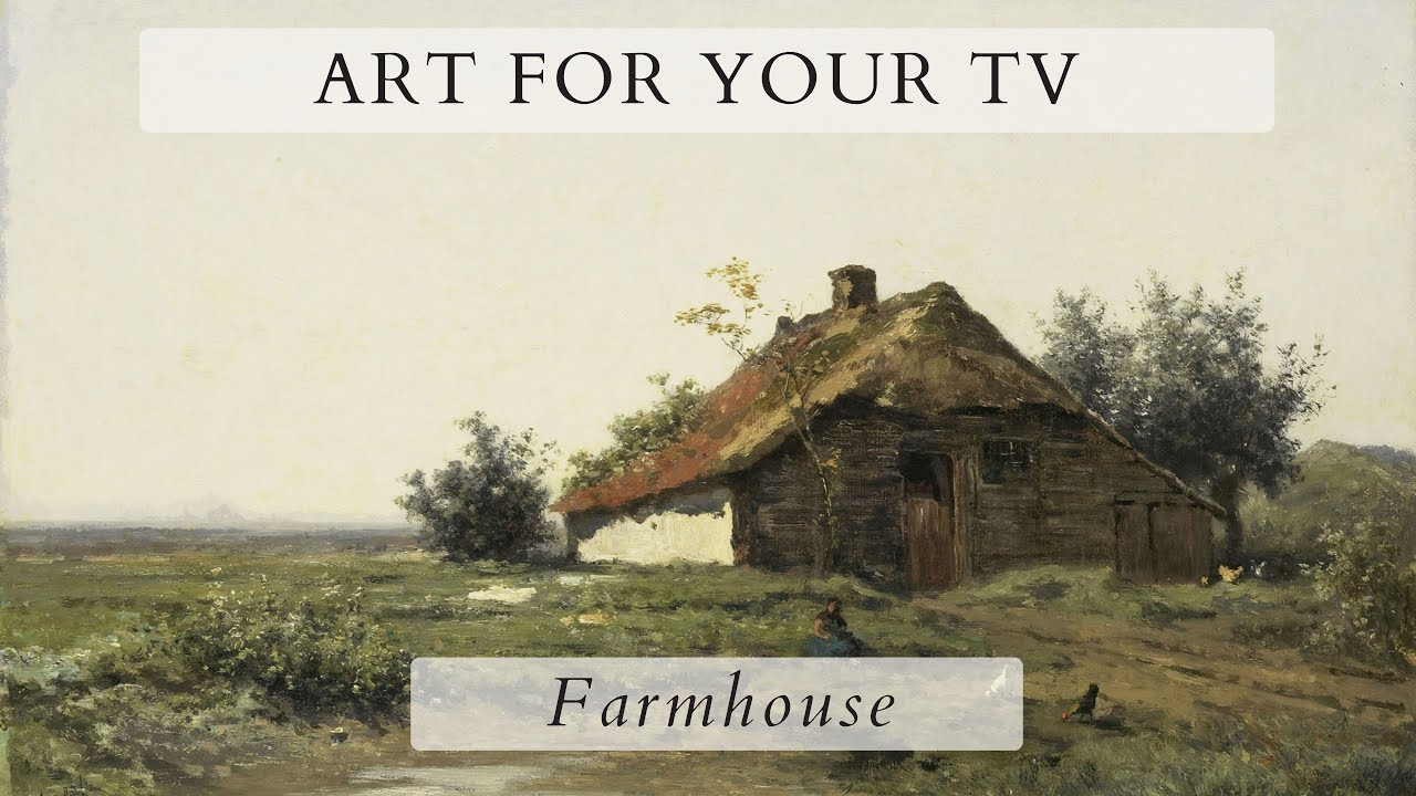 Vintage Country Farmhouse TV Screensaver | Vintage TV Art Slideshow | 1 Hr 4K HD Paintings