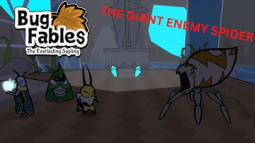 Giant Enemy Spider Boss and Meeting the Queen in Bug Fables
