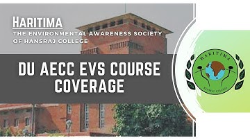 What is DU AECC EVS Course ??