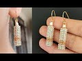 JÜLYEN TİPİ, UZUN SARKIK KÜPE YAPIMI /JULIAN TYPE, LONG PENDANT EARRINGS /HOW TO MAKE EARRINGS