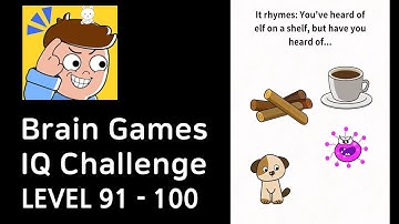 Brain Games IQ Challenge Level 91-100 Walkthrough (GAMEJAM)