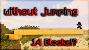 God Bridging more than 8 BLOCKS without JUMPING..!!??