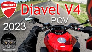 DUCATI DIAVEL V4 GRANDTURISMO 2023 | POV