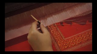 The making of songket textile art piece : Phoenix from the Flames