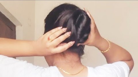 Easy bun hairstyle with banana claw clip #hairstyle #hairtutorial #clawclips #hair #bun #youtube