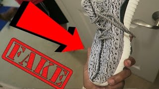 EXPOSING A HUGE YOUTUBER FOR WEARING FAKE YEEZYS! WTF!