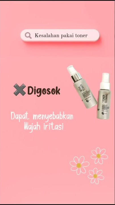 Kesalahan Pakai Toner #shorts #msglow