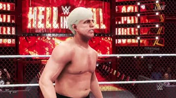 WWE 2K20 fatal 4 way hell in a cell match