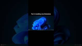 How to Install Java Extensions in VS Code | Part 4 #Java #VSCode #Shorts