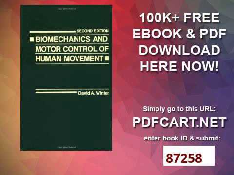 Biomechanics And Motor Control Of Human Movement Pdf