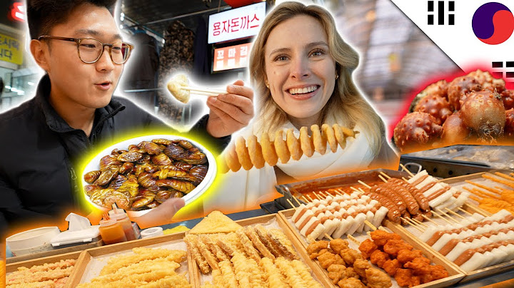 MEXICANA PRUEBA COMIDA de MERCADO COREANO