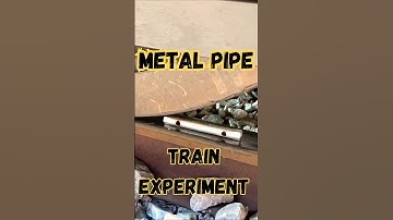 Train Experiment: Metal Pipe! #shorts