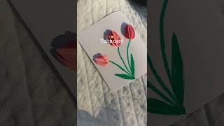 easy cute card idea 🌷|#trending #art #music #diy #ytshorts #craft #card #ideas