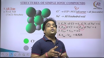 Rock salt structure- solid state