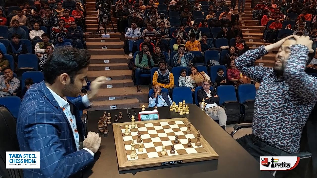 Arjun Erigaisi and Vaishali win Tata Steel Blitz