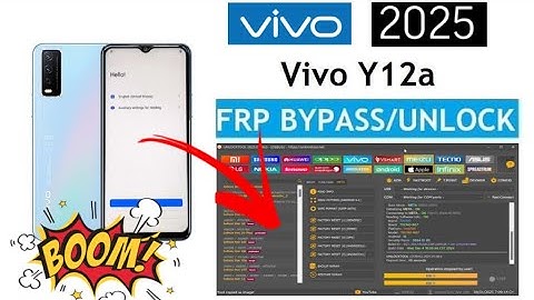 Vivo y12s y12a frp bypass unlocking with unlock tool  PD2060F PD2060EF ✅