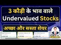 Golden opportunity to buy 3 undervalued and low pe stocks  stocks to buy  aceink analysis