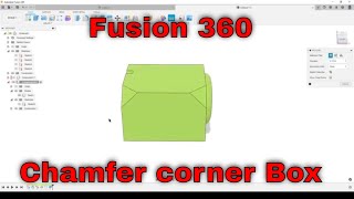Fusion 360 - Chamfer Corner (2 workflows)