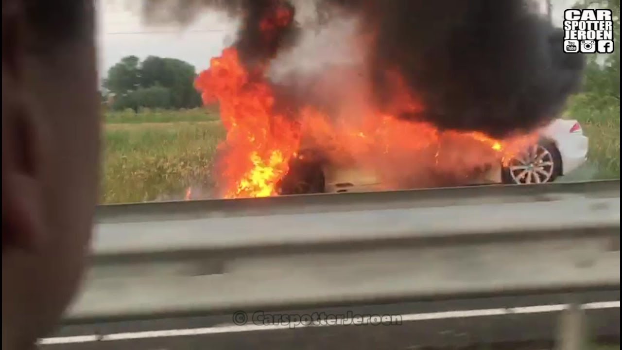 Fisker Karma on fire in the Netherlands!